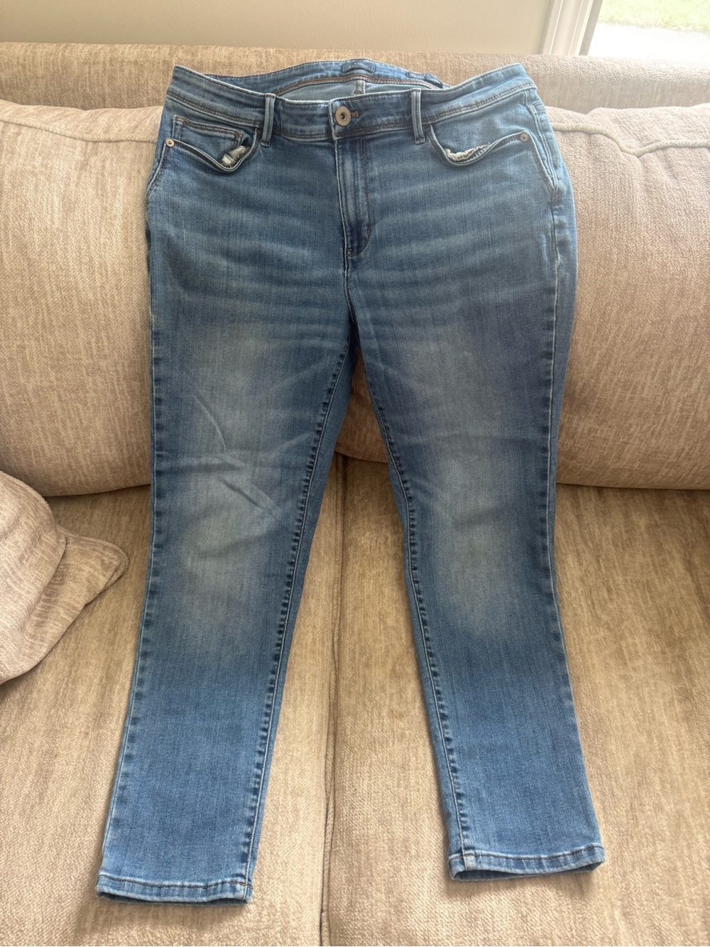 J. Jill Light Blue Ankle Skinny Jeans